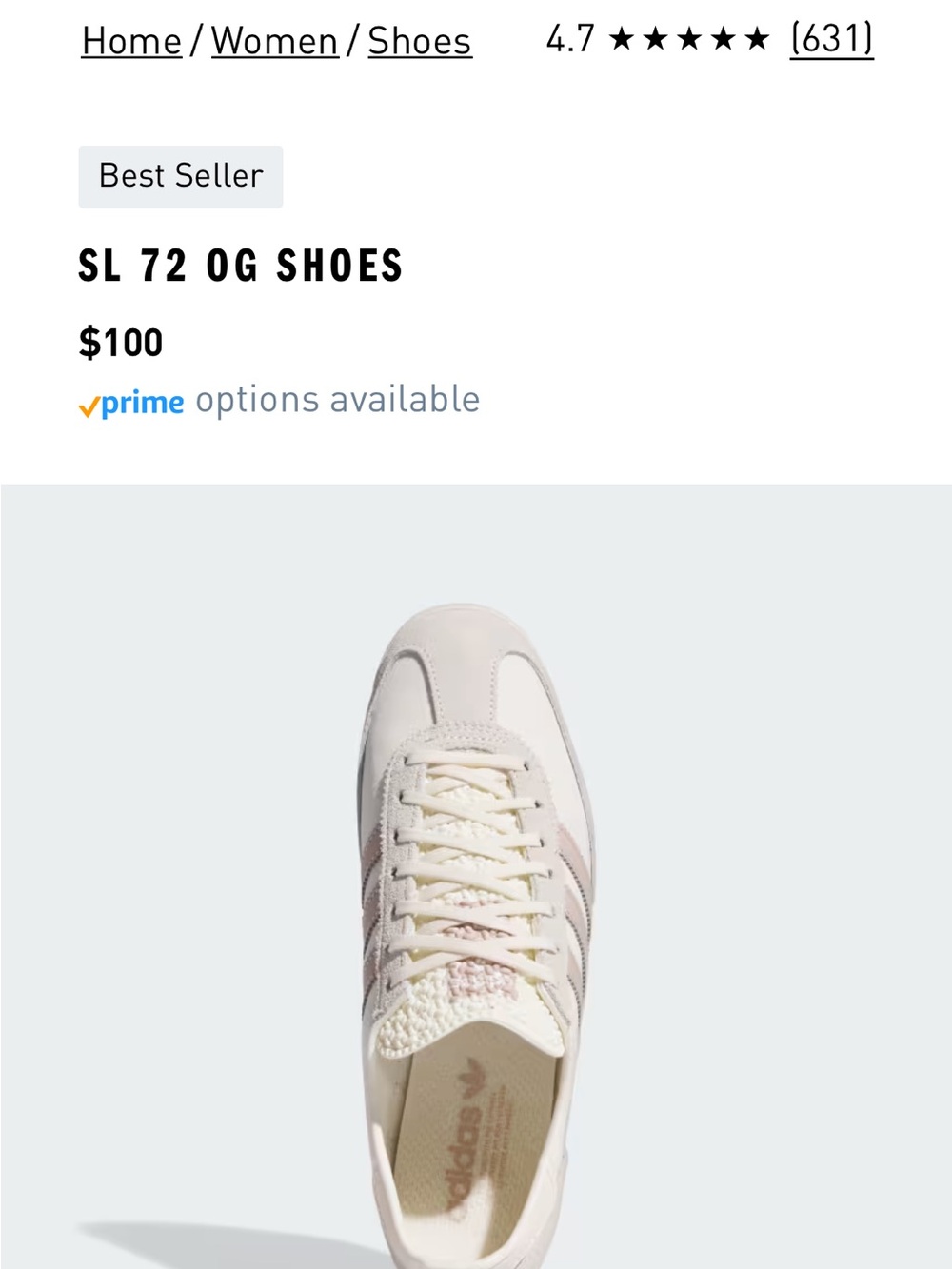 adidas SL 72 OG Sneakers in Off white - Picture 2 of 16